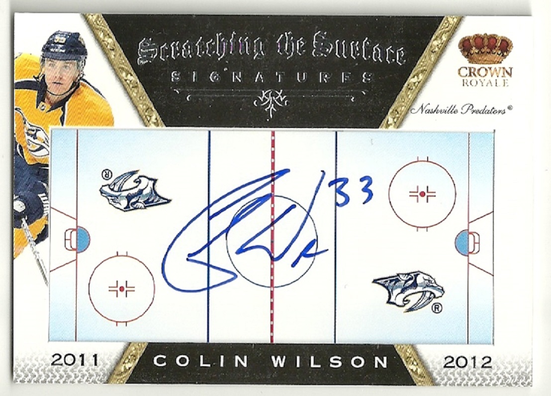 (image for) 2011-12 Crown Royale Scratching The Surface 24 Colin Wilson