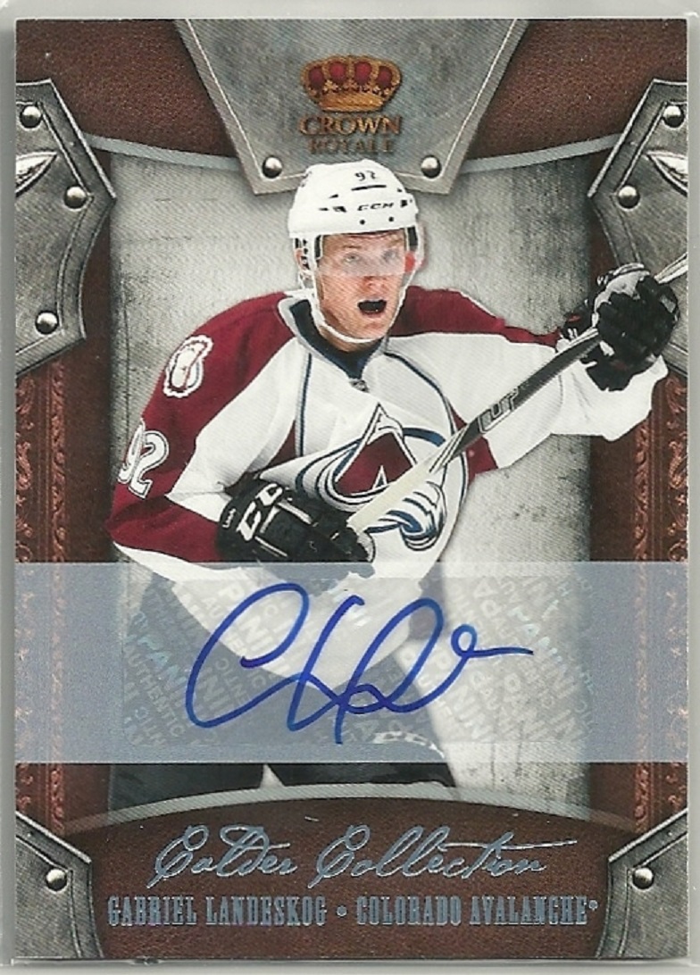 2011-12 Crown Royale Calder Collection Autographs #3 Landeskog (image for) 2011-12 Crown Royale Calder Collection Autographs #3 Landeskog