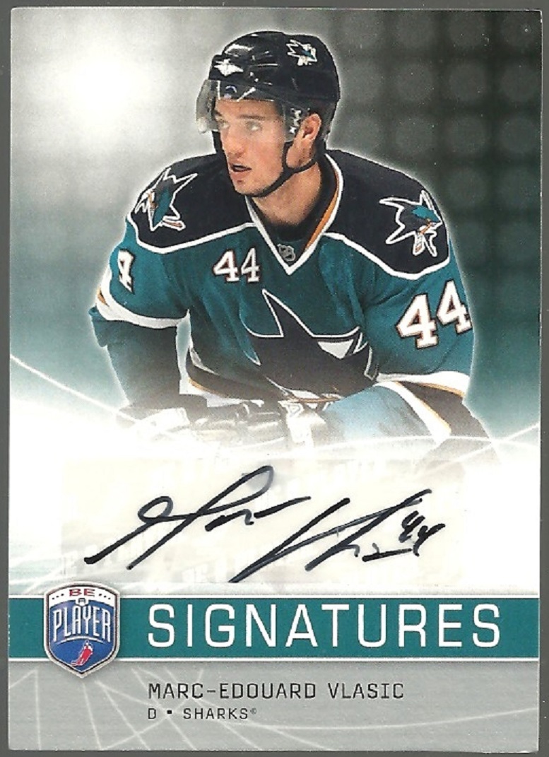 (image for) 2008-09 Be A Player Signatures #SMV Marc-Edouard Vlasic