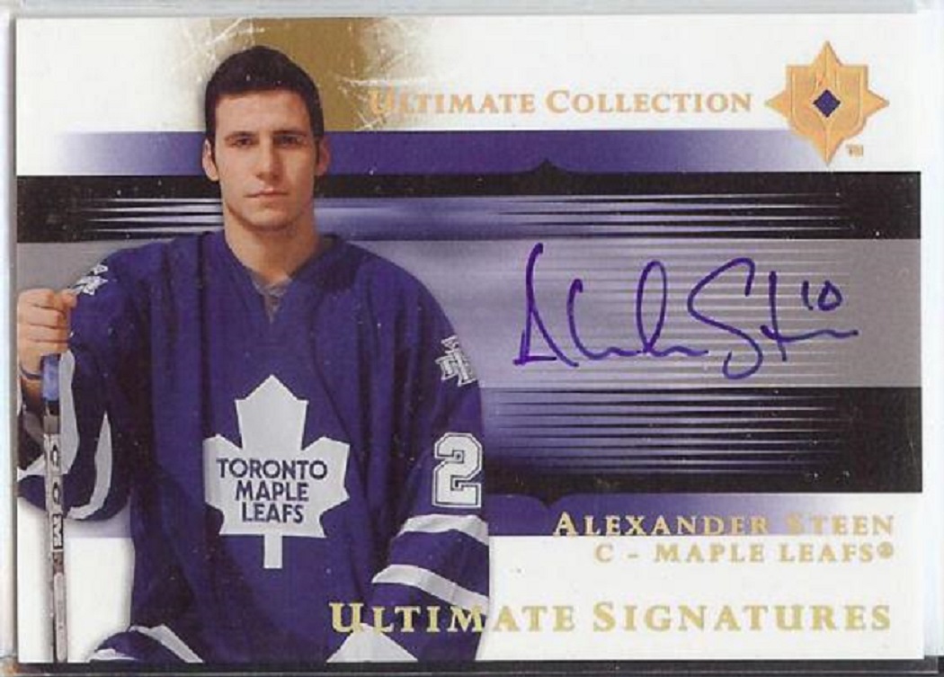 2005-06 Ultimate Collection Signatures #USST Alexander Steen (image for) 2005-06 Ultimate Collection Signatures #USST Alexander Steen