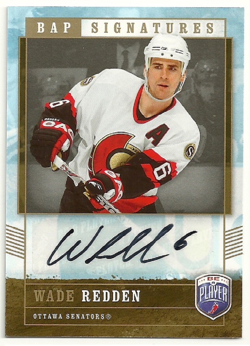 2006-07 Be A Player Signatures #WR Wade Redden (image for) 2006-07 Be A Player Signatures #WR Wade Redden