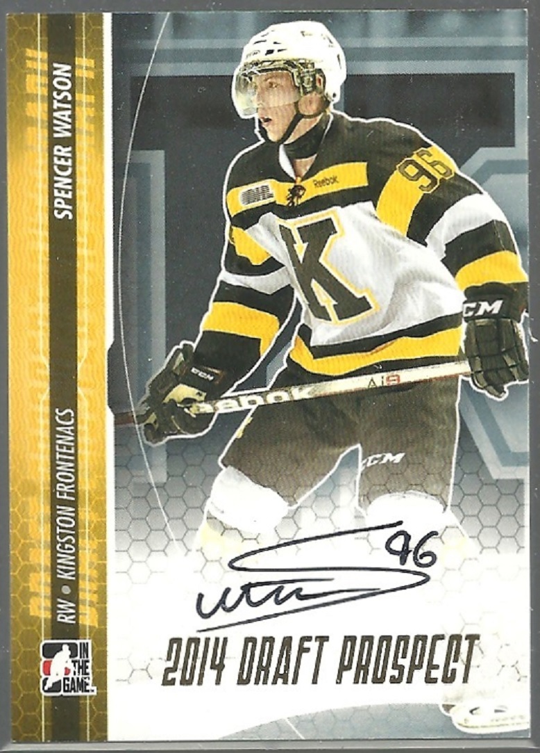 (image for) 2014-15 ITG Draft Prospects Autographs Gold #ASW1 Spencer Watson