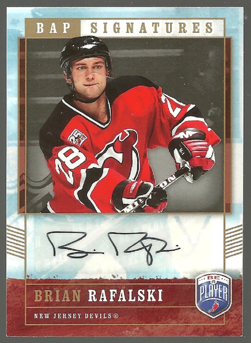 2006-07 Be A Player Signatures #RA Brian Rafalski (image for) 2006-07 Be A Player Signatures #RA Brian Rafalski