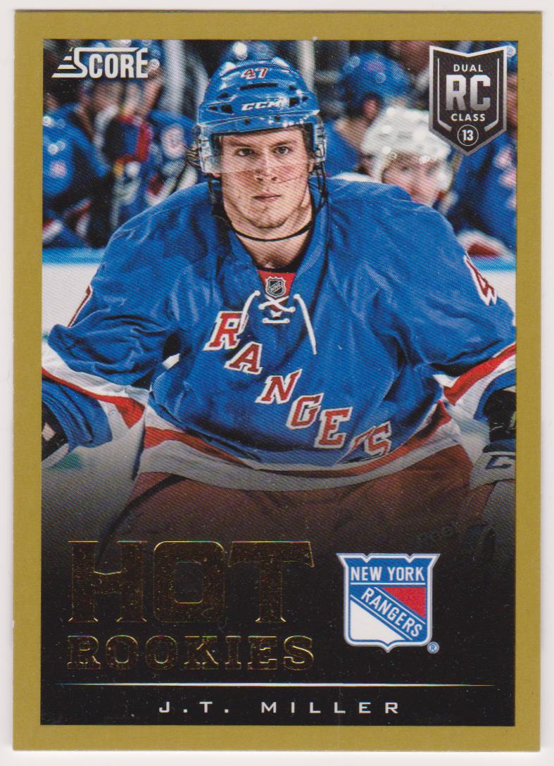 (image for) 2013-14 Score Gold #608 J.T. Miller Hot Rookies RC Year