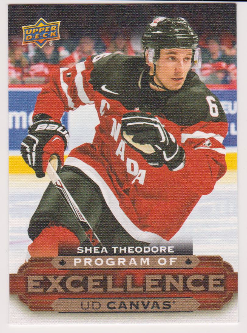 (image for) 2015-16 Upper Deck Canvas #C268 Shea Theodore Program of Excellence