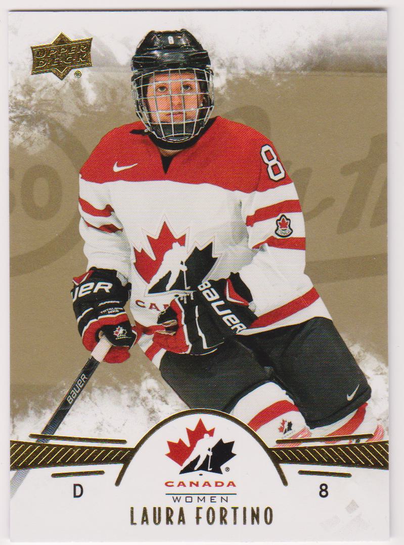 (image for) 2016-17 Upper Deck Team Canada Juniors Gold #22 Laura Fortino