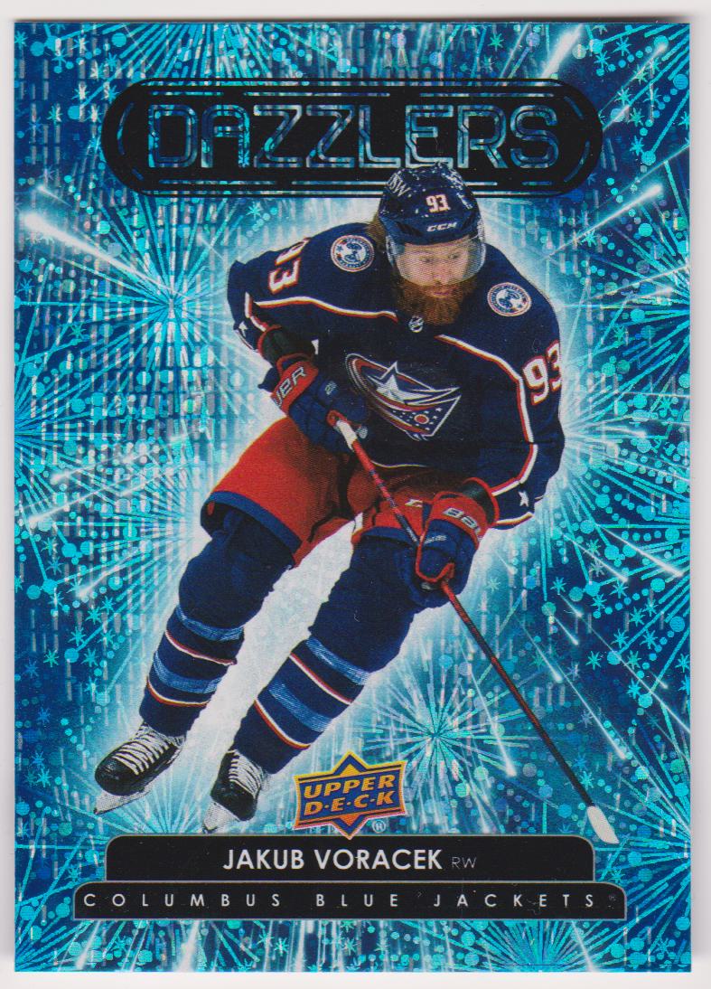 (image for) 2022-23 Upper Deck Dazzlers Blue #DZ7 Jakub Voracek