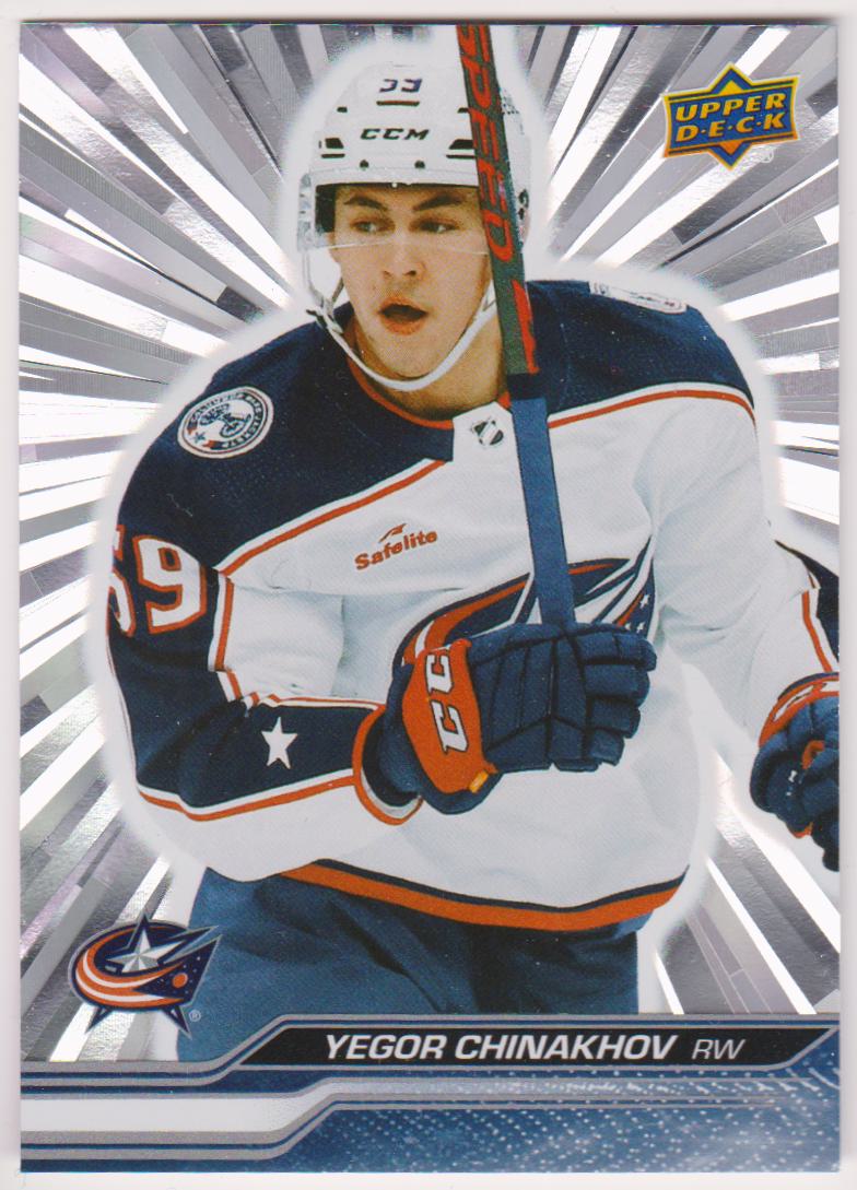 (image for) 2023-24 Upper Deck Outburst Silver #54 Yegor Chinakhov
