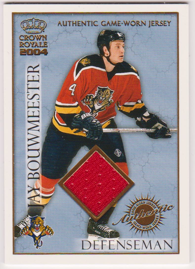 (image for) 2003-04 Crown Royale Jerseys #11 Jay Bouwmeester 371/630
