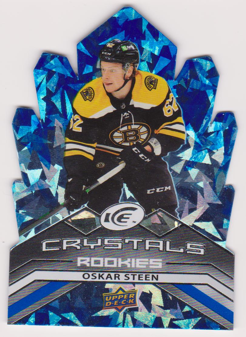 2021-22 Upper Deck Ice Ice Crystals #IC55 Oskar Steen RC Year (image for) 2021-22 Upper Deck Ice Ice Crystals #IC55 Oskar Steen RC Year