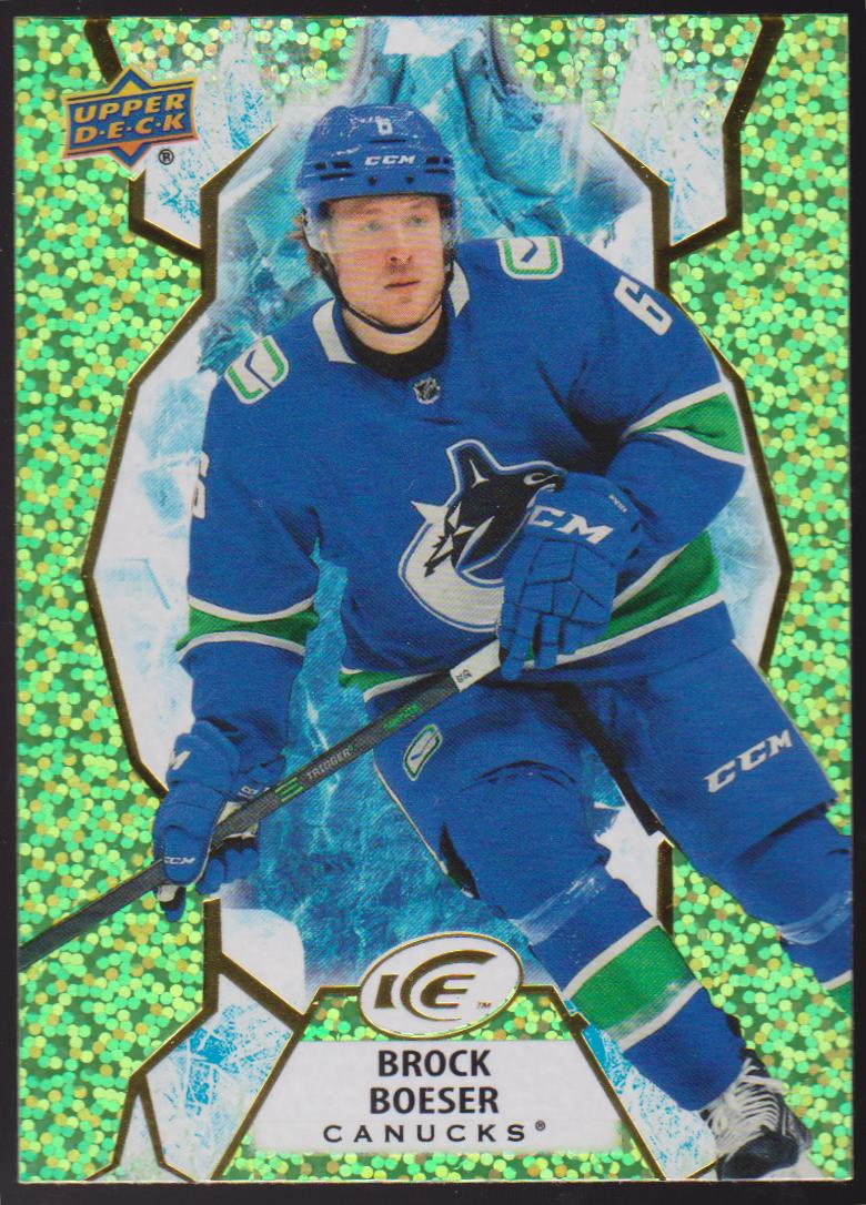 (image for) 2021-22 Upper Deck Ice Green #12 Brock Boeser