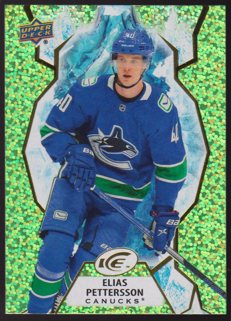 (image for) 2021-22 Upper Deck Ice Green #41 Elias Pettersson