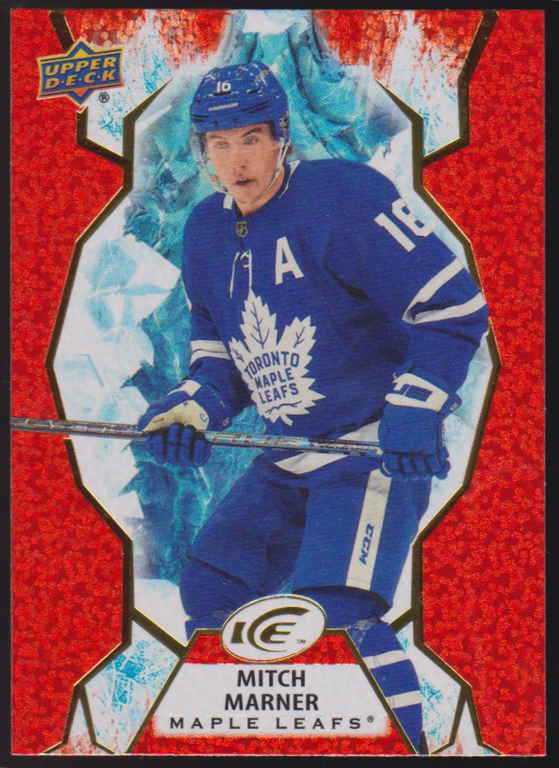 2021-22 Upper Deck Ice Orange #100 Mitch Marner (image for) 2021-22 Upper Deck Ice Orange #100 Mitch Marner