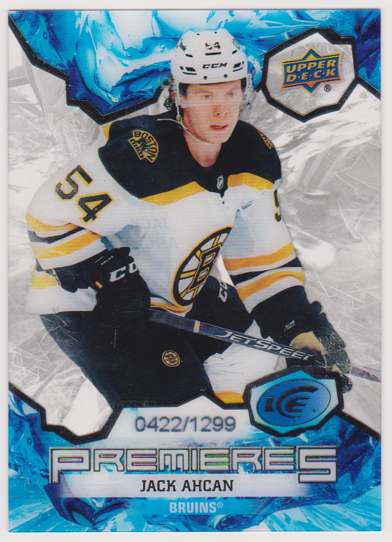 (image for) 2021-22 Upper Deck Ice #180 Jack Ahcan RC 422/1299