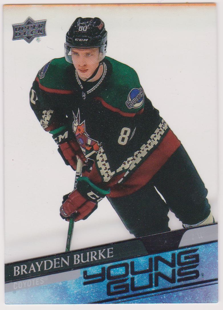 (image for) 2020-21 Upper Deck Clear Cut #499 Brayden Burke YG