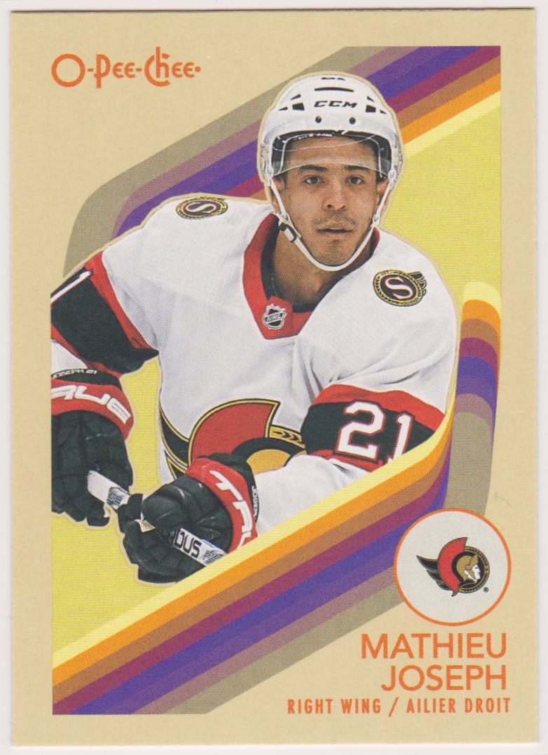 2023-24 O-Pee-Chee Retro Blank Back #463 Mathieu Joseph (image for) 2023-24 O-Pee-Chee Retro Blank Back #463 Mathieu Joseph