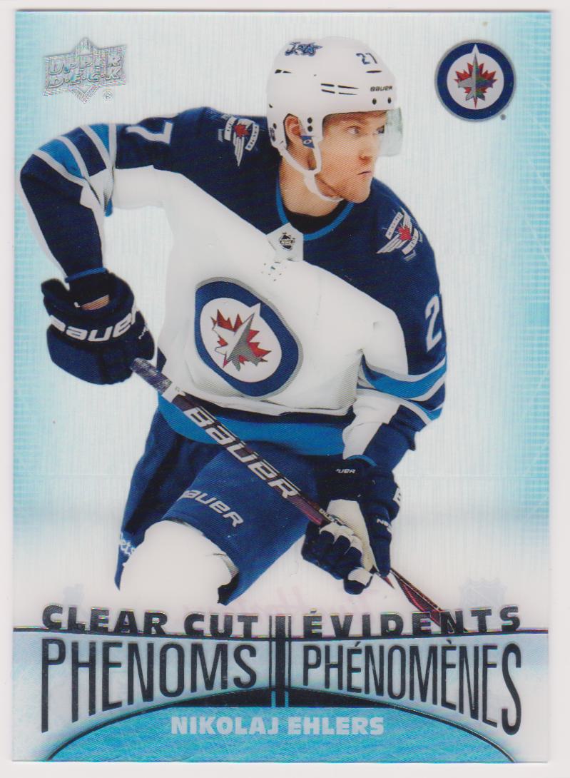 2018-19 Upper Deck Tim Hortons Clear Cut Phenoms #CC11 Nikolaj Ehlers (image for) 2018-19 Upper Deck Tim Hortons Clear Cut Phenoms #CC11 Nikolaj Ehlers