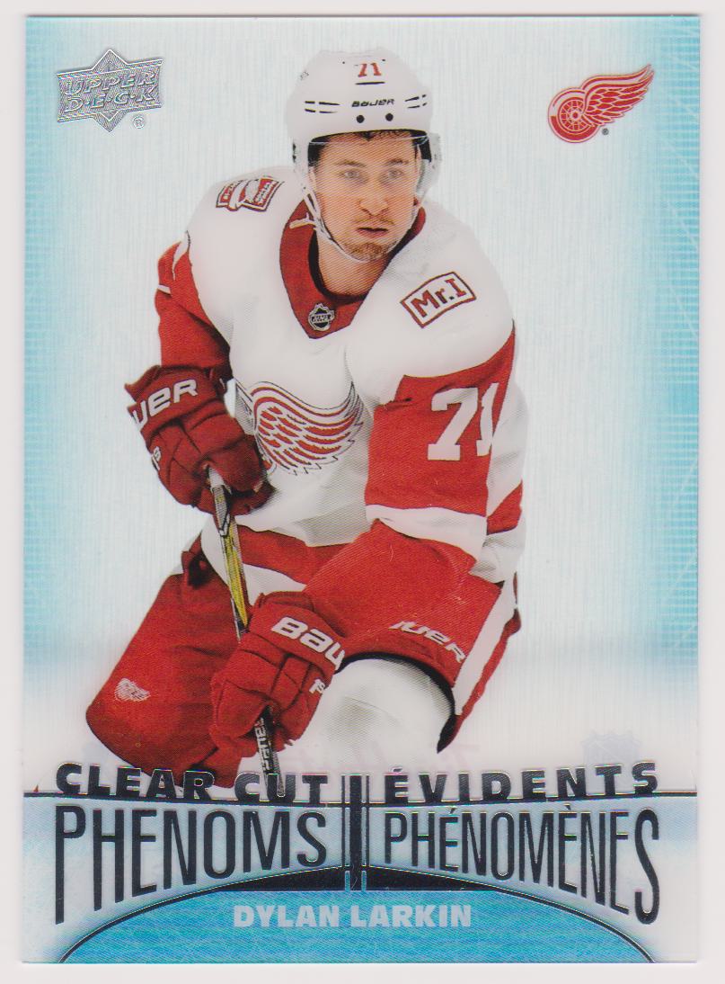 2018-19 Upper Deck Tim Hortons Clear Cut Phenoms #CC10 Dylan Larkin (image for) 2018-19 Upper Deck Tim Hortons Clear Cut Phenoms #CC10 Dylan Larkin