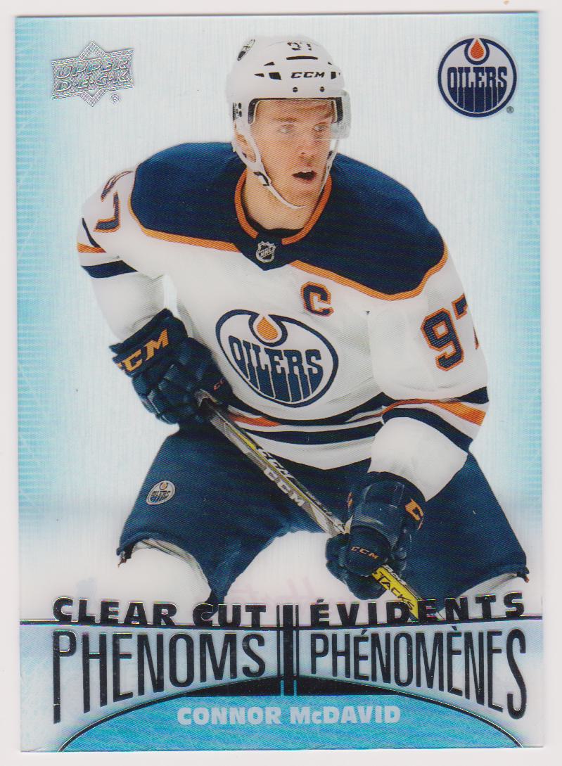 2018-19 Upper Deck Tim Hortons Clear Cut Phenoms #CC1 Connor McDavid (image for) 2018-19 Upper Deck Tim Hortons Clear Cut Phenoms #CC1 Connor McDavid