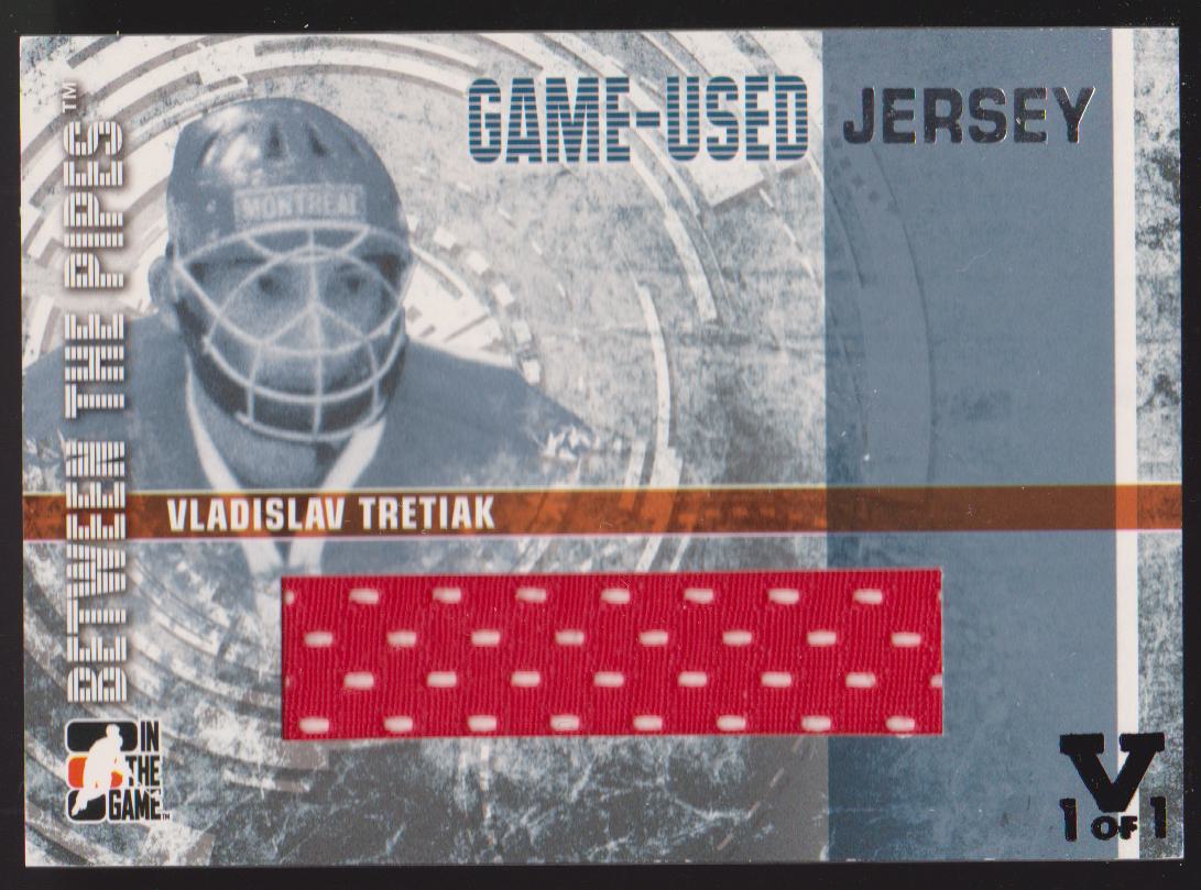 (image for) 2006-07 Between The Pipes Jerseys #GUJ40 Vladislav Tretiak 1/1