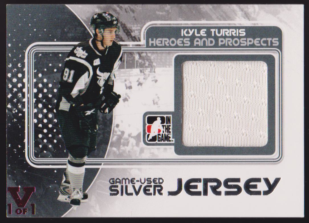 2010-11 ITG Heroes and Prospects Jerseys Silver #M26 Kyle Turris (image for) 2010-11 ITG Heroes and Prospects Jerseys Silver #M26 Kyle Turris