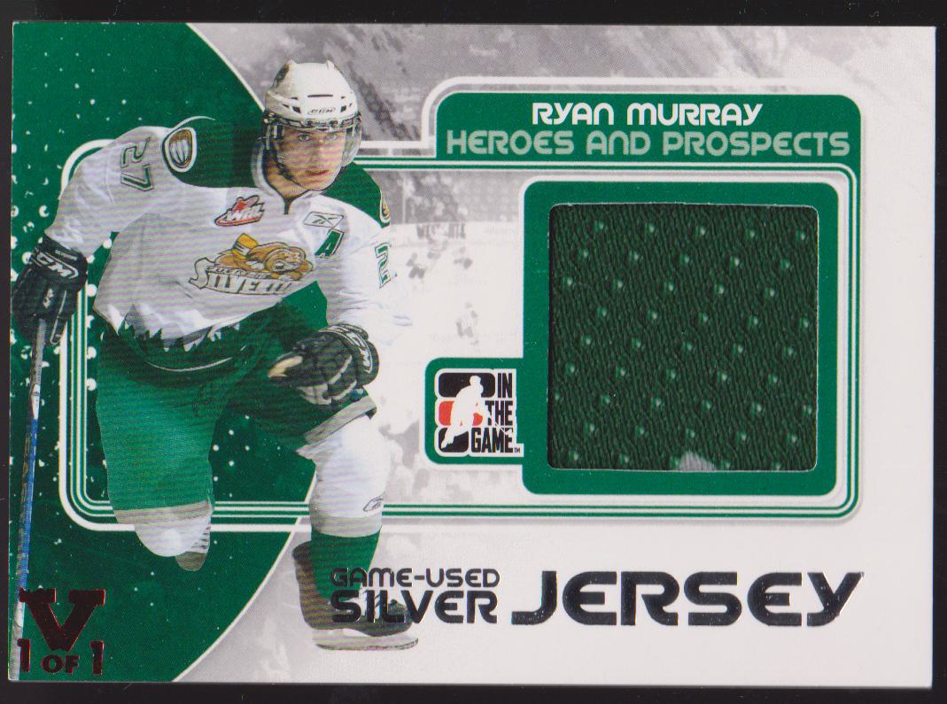 2010-11 ITG Heroes and Prospects Jerseys Silver #M60 Ryan Murray (image for) 2010-11 ITG Heroes and Prospects Jerseys Silver #M60 Ryan Murray