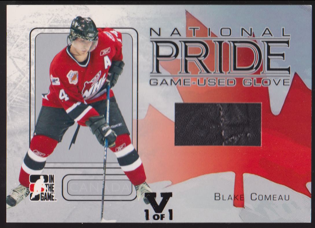 (image for) 2006-07 ITG Heroes and Prospects National Pride Gloves #NP17 Blake Comeau