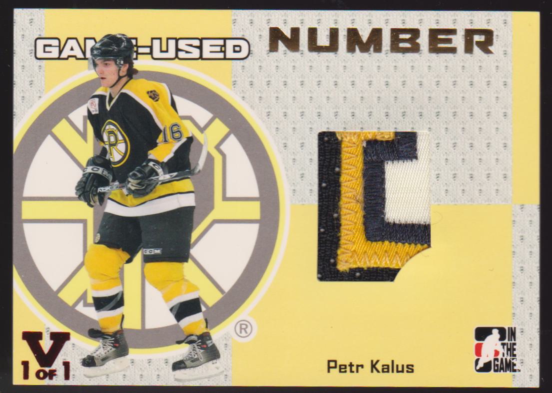 2006-07 ITG Heroes and Prospects Numbers Gold #GUN62 Petr Kalus (image for) 2006-07 ITG Heroes and Prospects Numbers Gold #GUN62 Petr Kalus