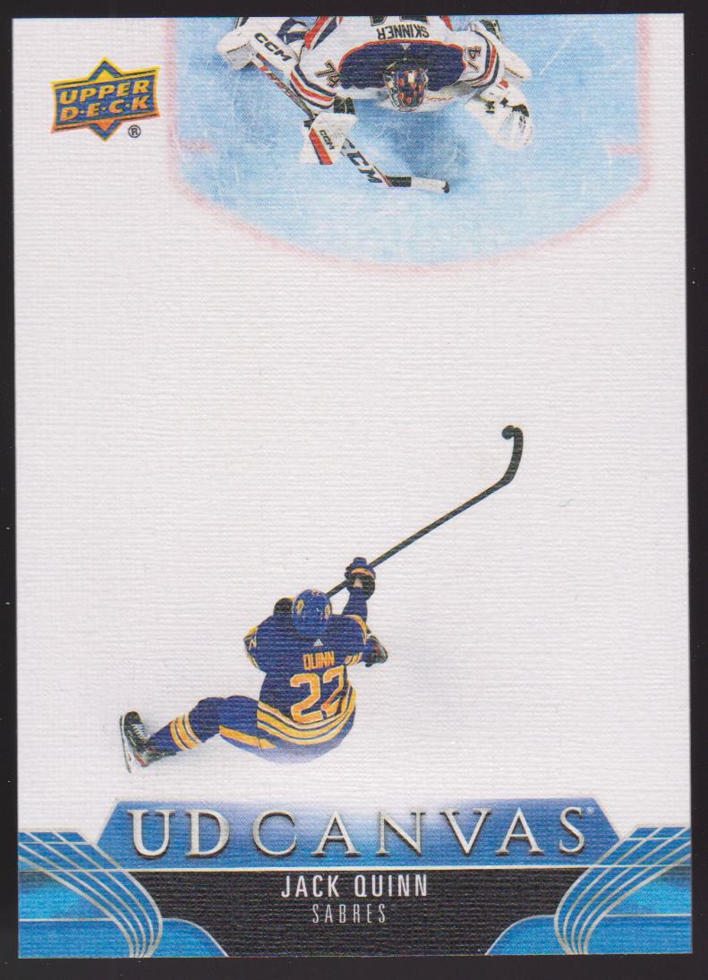 2023-24 Upper Deck UD Canvas #C9 Jack Quinn (image for) 2023-24 Upper Deck UD Canvas #C9 Jack Quinn