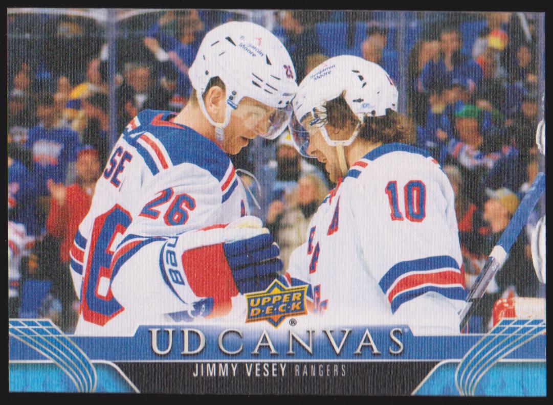 2023-24 Upper Deck UD Canvas #C53 Jimmy Vesey (image for) 2023-24 Upper Deck UD Canvas #C53 Jimmy Vesey