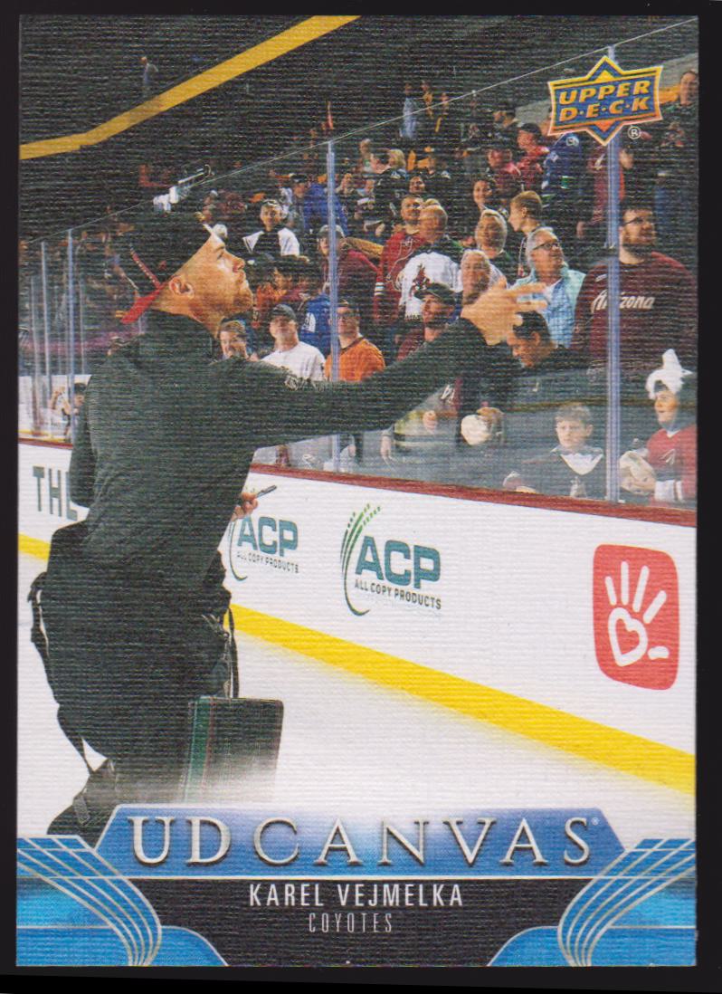 2023-24 Upper Deck UD Canvas #C5 Karel Vejmelka (image for) 2023-24 Upper Deck UD Canvas #C5 Karel Vejmelka