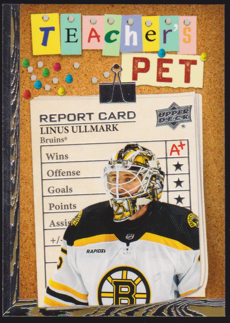 (image for) 2023-24 Upper Deck Teachers Pet #TP20 Linus Ullmark