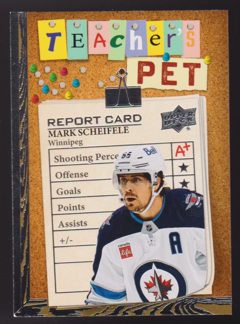 2023-24 Upper Deck Teachers Pet #TP4 Mark Scheifele (image for) 2023-24 Upper Deck Teachers Pet #TP4 Mark Scheifele