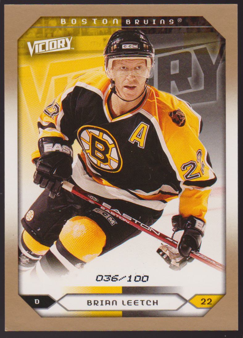 2005-06 Upper Deck Victory Gold #205 Brian Leetch 036/100 (image for) 2005-06 Upper Deck Victory Gold #205 Brian Leetch 036/100
