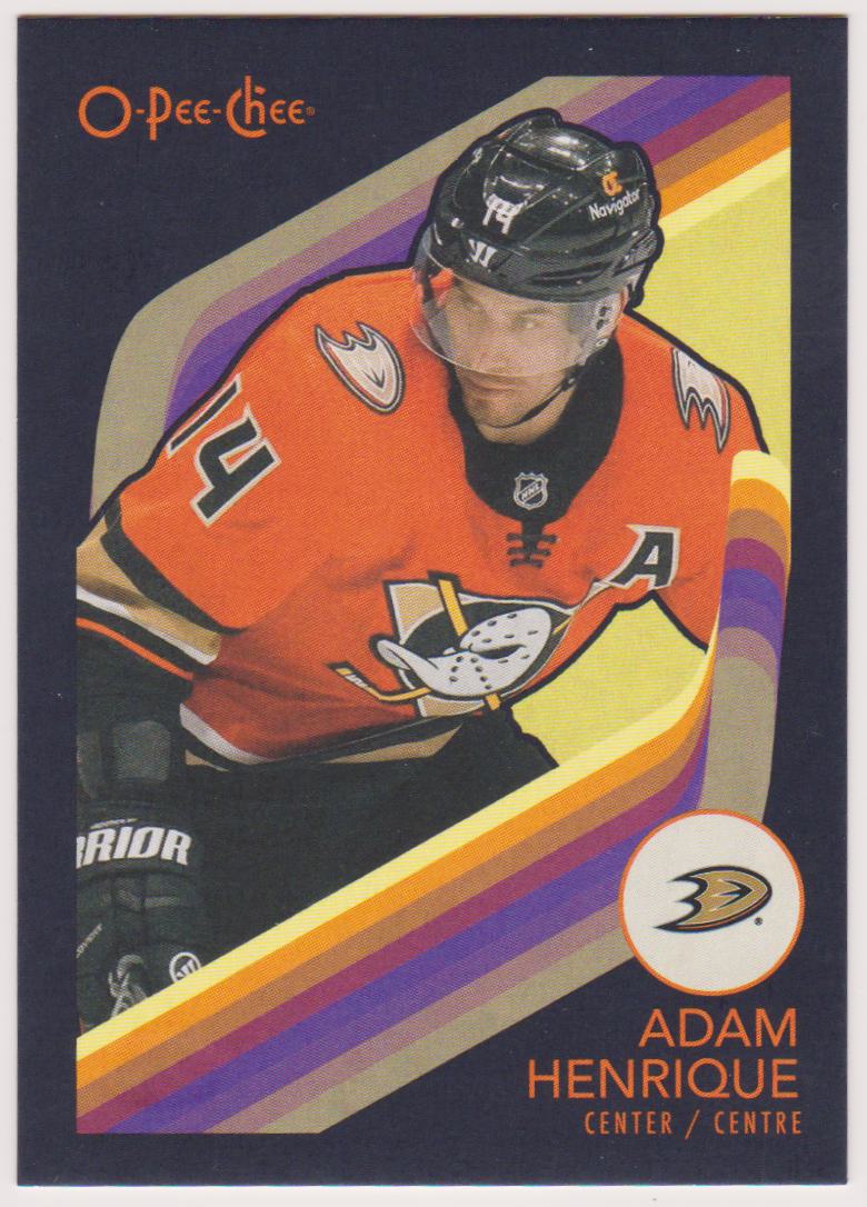 (image for) 2023-24 O-Pee-Chee Retro Black #203 Adam Henrique 20/100