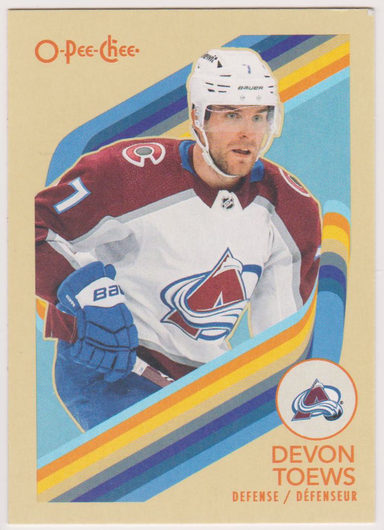 (image for) 2023-24 O-Pee-Chee Retro #127 Devon Toews
