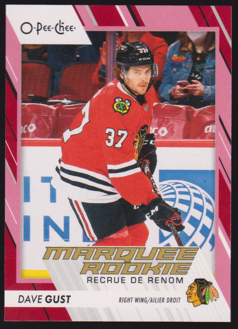 2023-24 O-Pee-Chee Red #545 David Gust - RC Year (image for) 2023-24 O-Pee-Chee Red #545 David Gust - RC Year