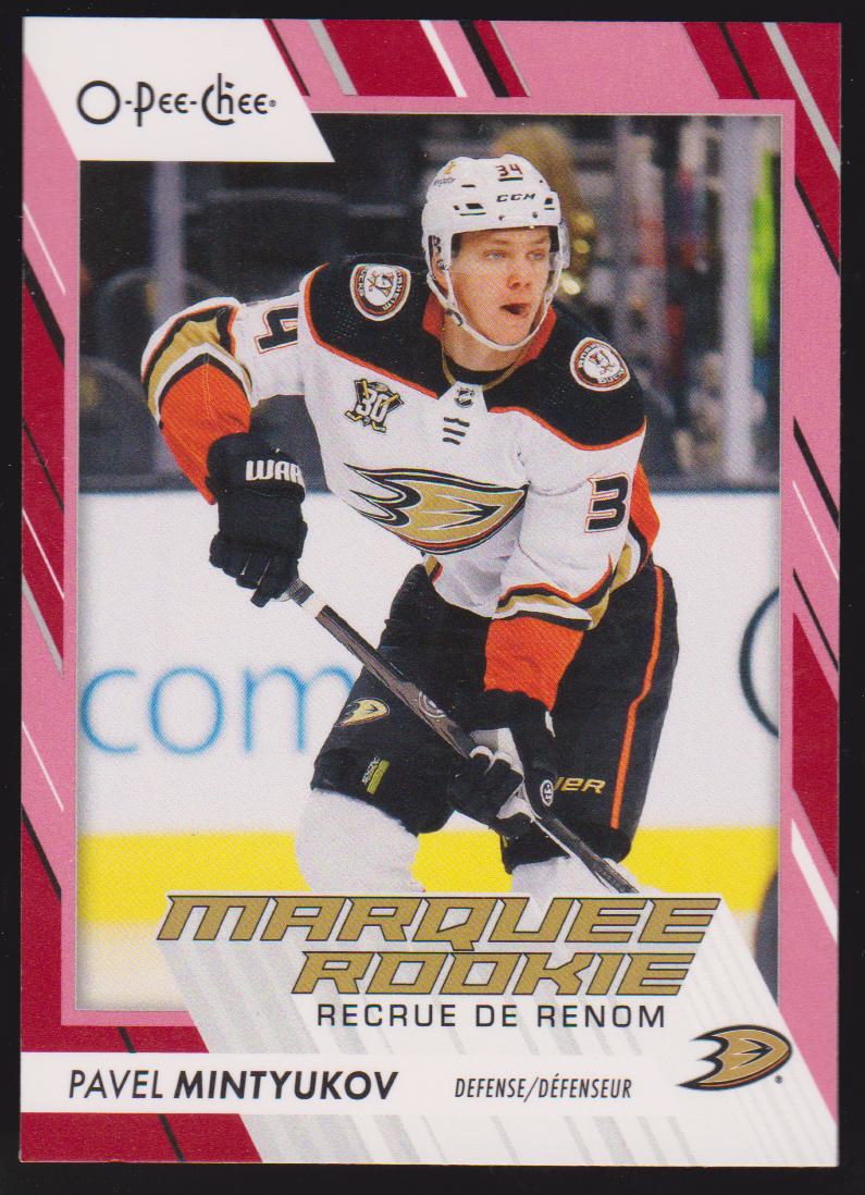 2023-24 O-Pee-Chee Red #593 Pavel Mintyukov - RC Year (image for) 2023-24 O-Pee-Chee Red #593 Pavel Mintyukov - RC Year