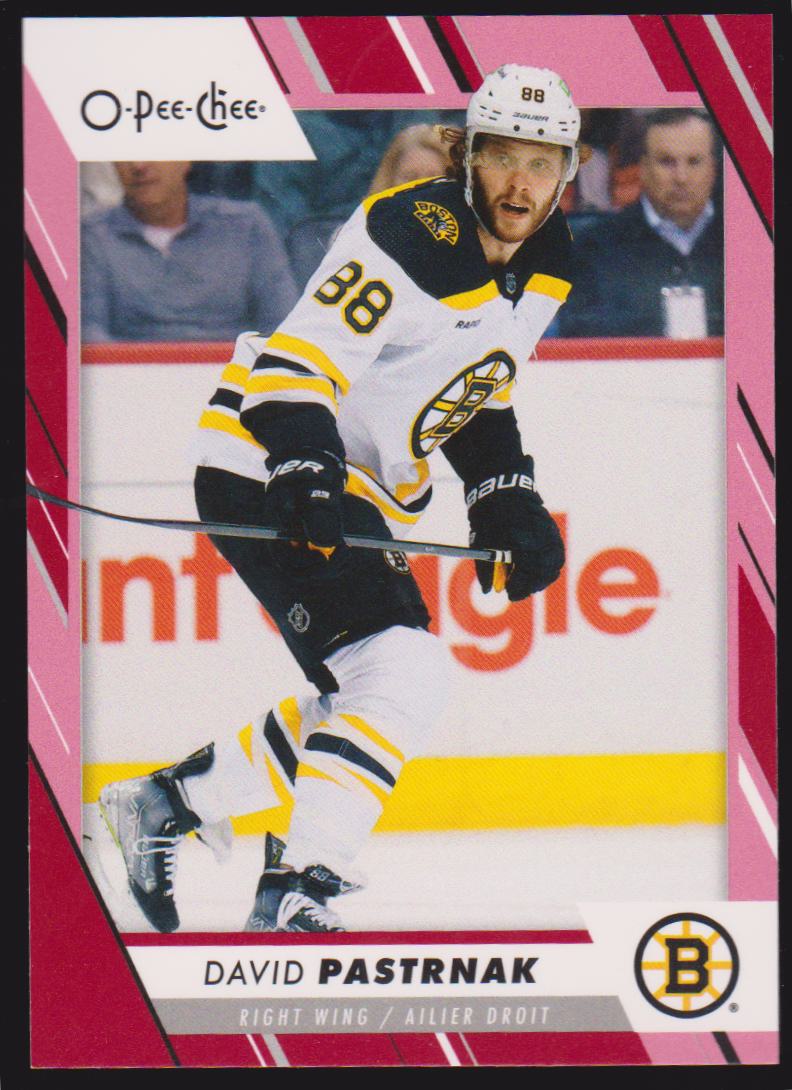 2023-24 O-Pee-Chee Red #103 David Pastrnak (image for) 2023-24 O-Pee-Chee Red #103 David Pastrnak