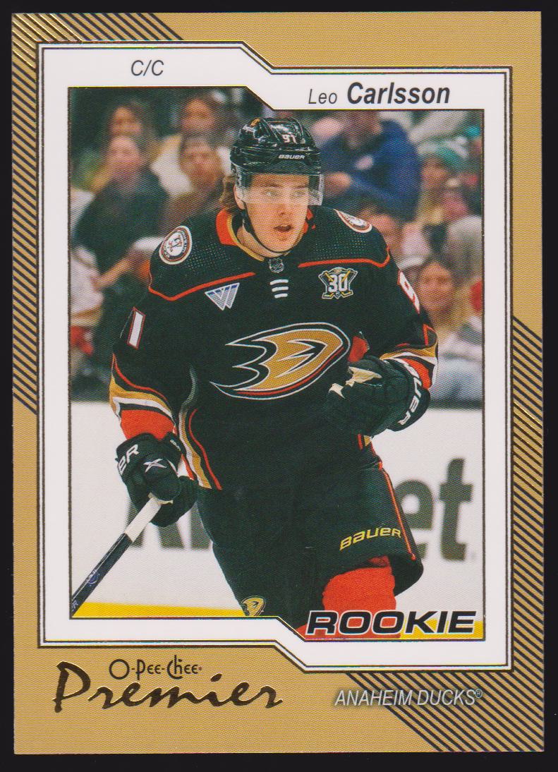 (image for) 2023-24 O-Pee-Chee OPC Premier #P100 Leo Carlsson - RC Year