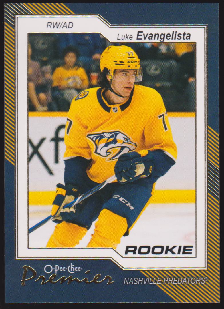 (image for) 2023-24 O-Pee-Chee OPC Premier #P78 Luke Evangelista - RC Year