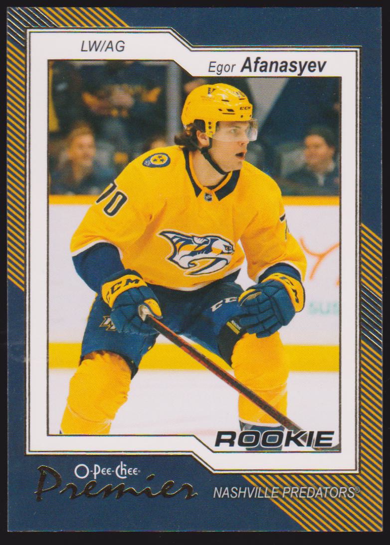 (image for) 2023-24 O-Pee-Chee OPC Premier #P76 Egor Afanasyev - RC Year