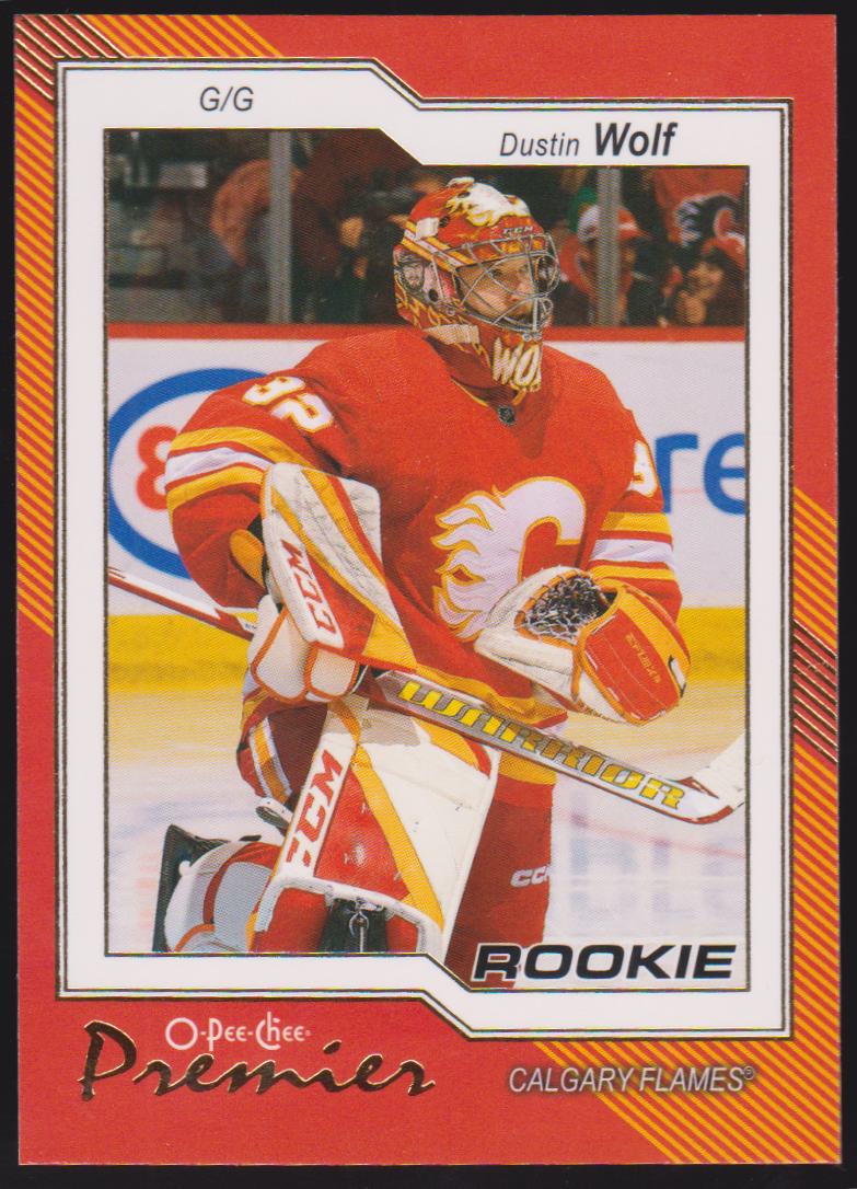 (image for) 2023-24 O-Pee-Chee OPC Premier #P85 Dustin Wolf - RC Year