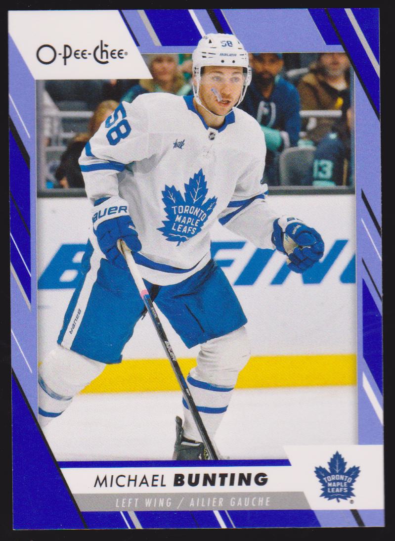 (image for) 2023-24 O-Pee-Chee Blue #97 Michael Bunting