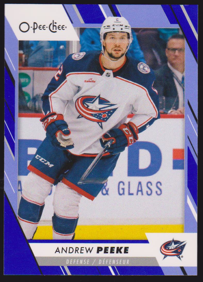 (image for) 2023-24 O-Pee-Chee Blue #409 Andrew Peeke