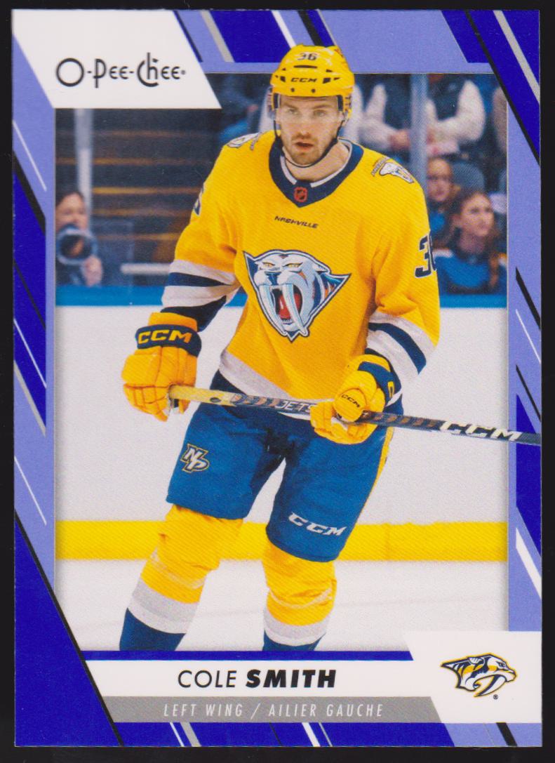 (image for) 2023-24 O-Pee-Chee Blue #381 Cole Smith