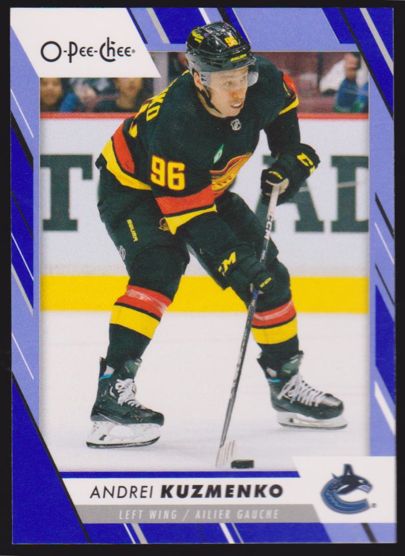 (image for) 2023-24 O-Pee-Chee Blue #27 Andrei Kuzmenko
