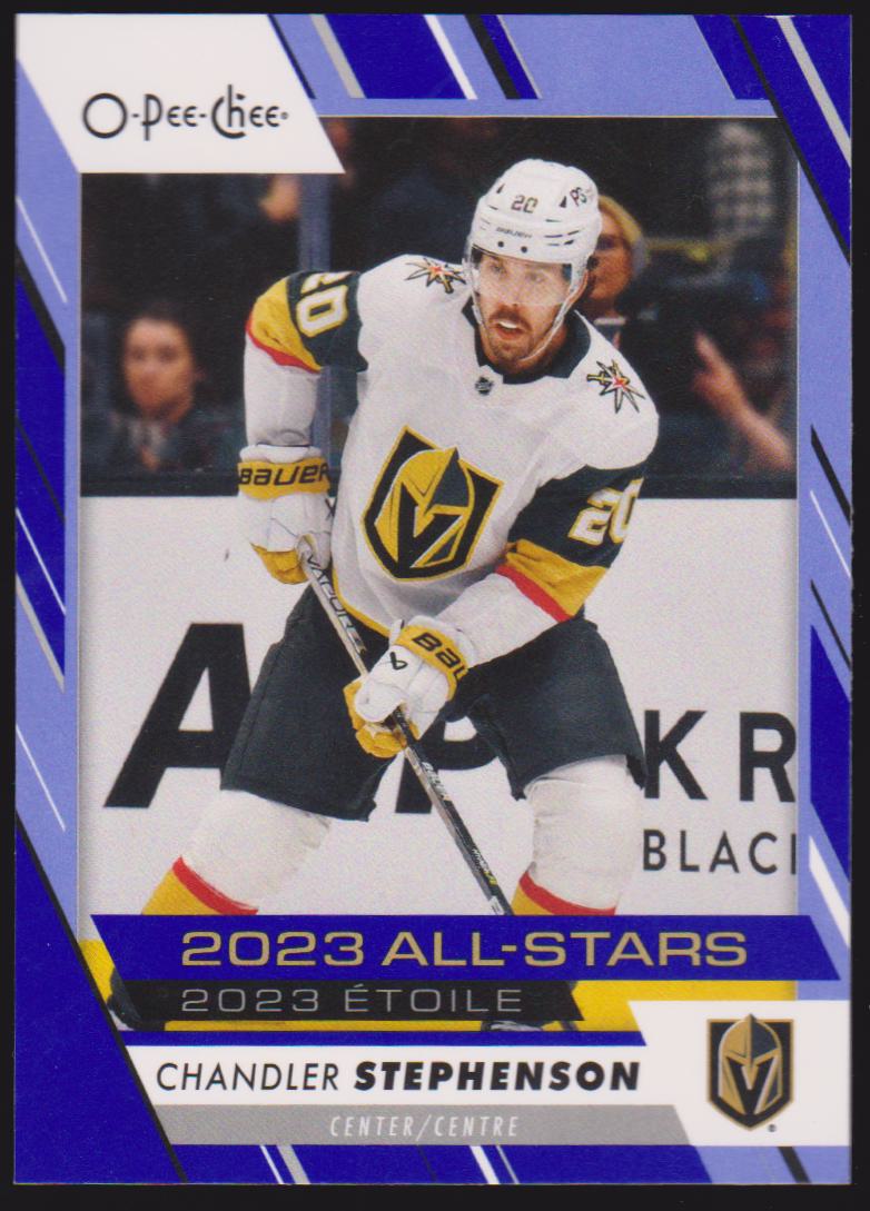 (image for) 2023-24 O-Pee-Chee Blue #532 Chandler Stephenson All Star (AS)