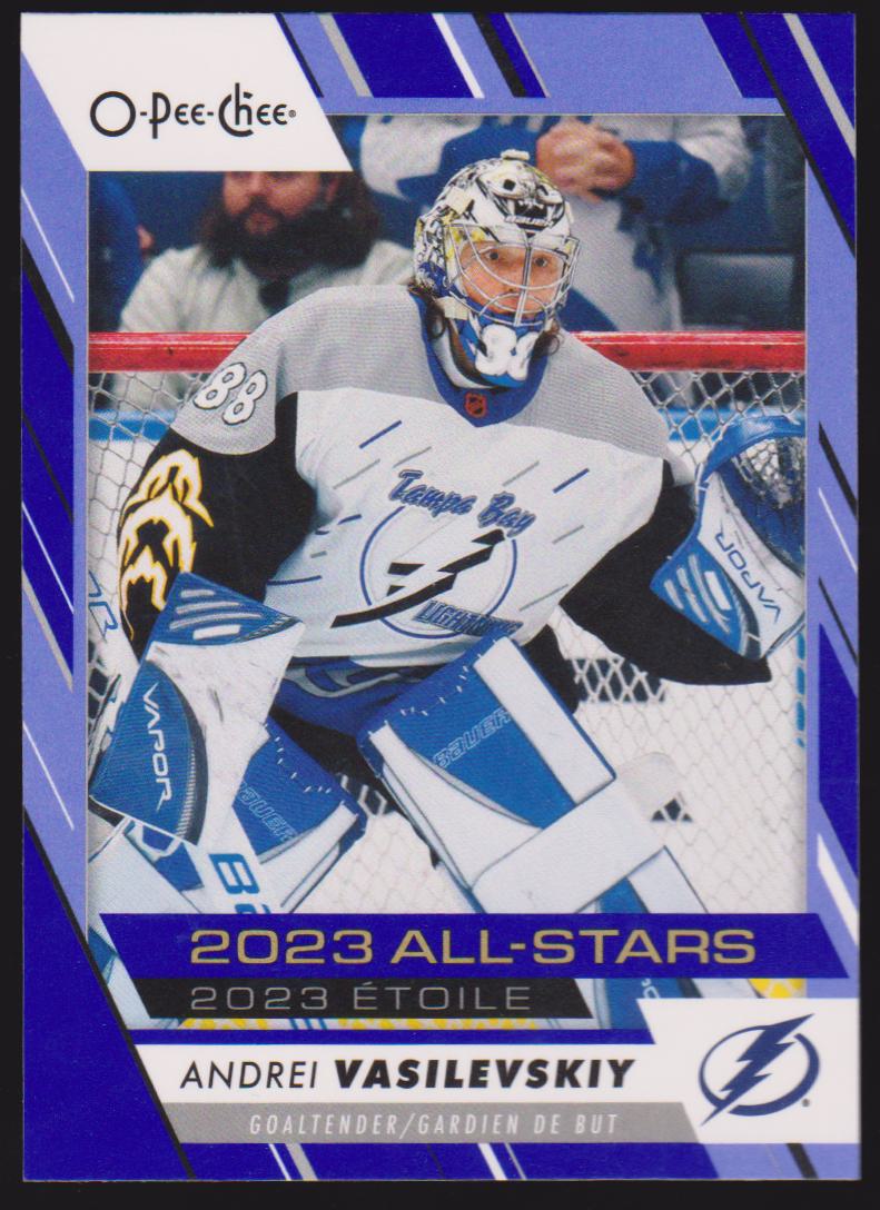(image for) 2023-24 O-Pee-Chee Blue #514 Andrei Vasilevskiy All Star (AS)