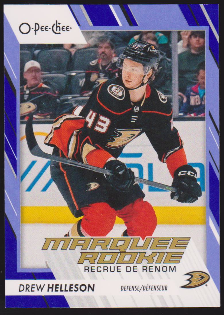 (image for) 2023-24 O-Pee-Chee Blue #579 Drew Helleson